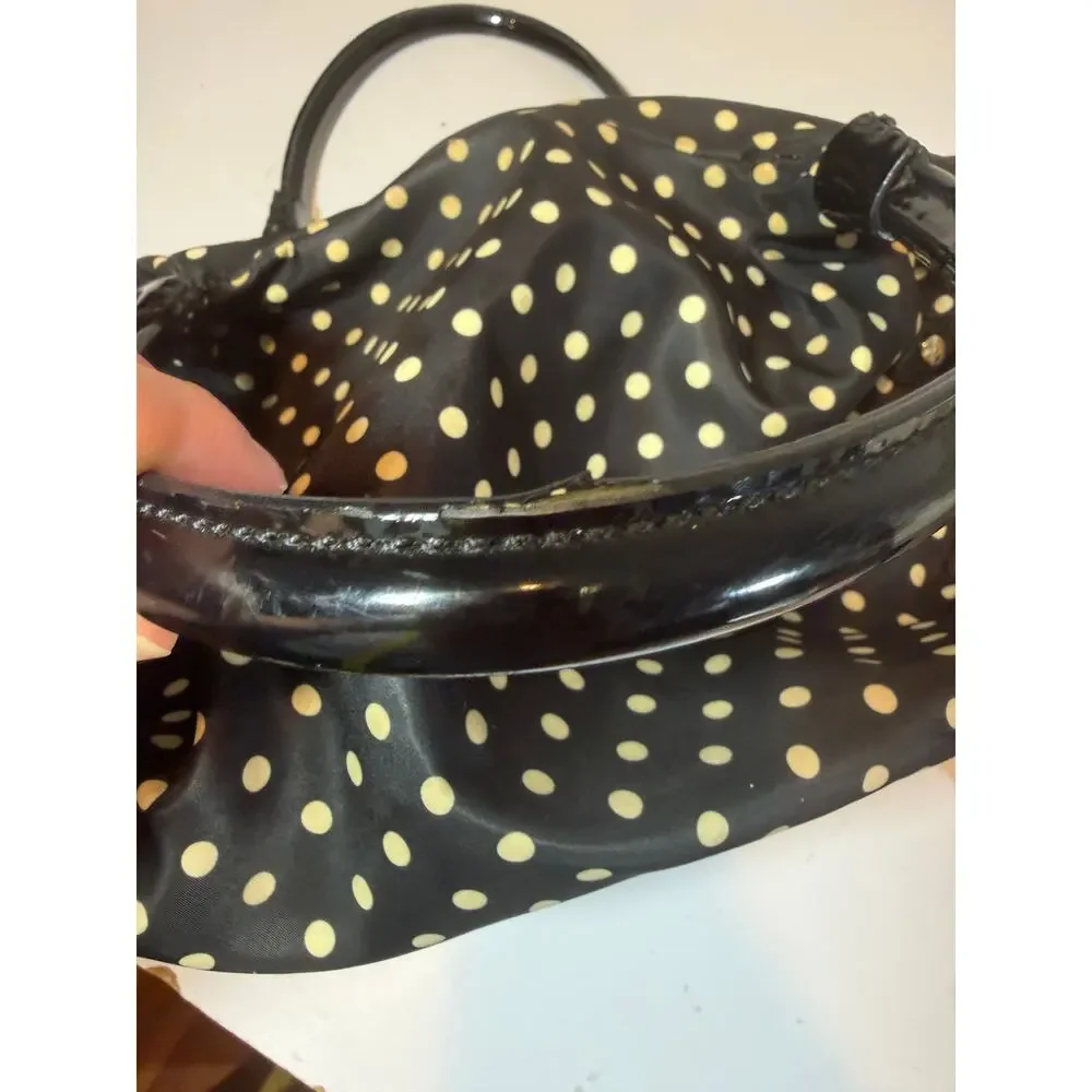 Kate Spade Stevie Spot Nylon Dot Shoulder Bag Tote Handbag Purse SEE PHOTOS